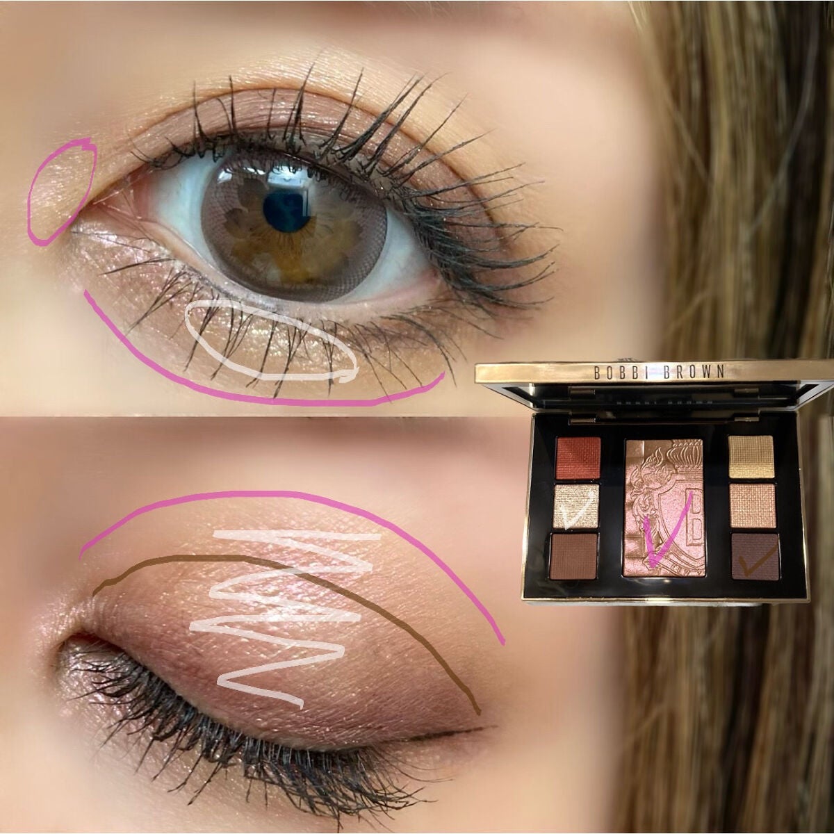 リュクス アイ & チーク パレット/BOBBI BROWN/アイシャドウパレットを使ったクチコミ(4枚目)