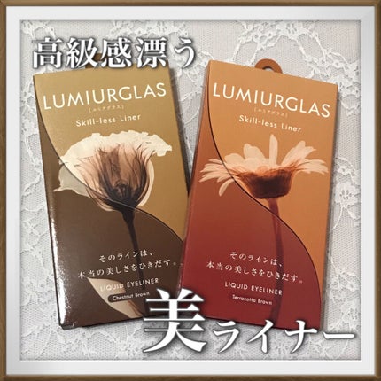 スキルレスライナー/LUMIURGLAS/リキッドアイライナーを使ったクチコミ(1枚目)