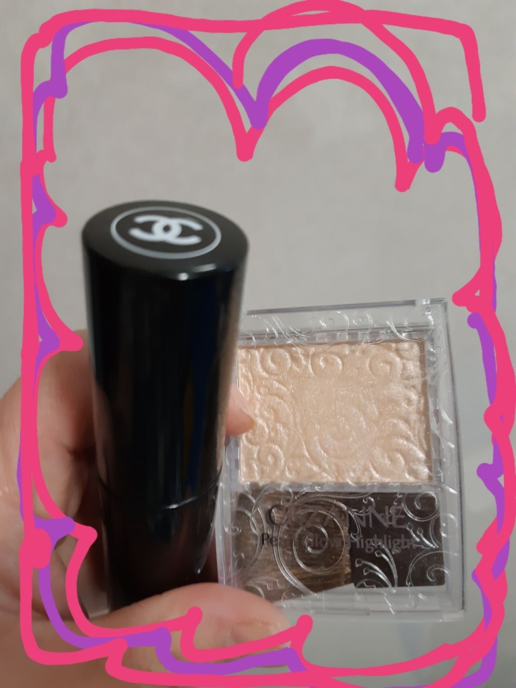 パールグロウハイライト/CEZANNE/パウダーハイライトを使ったクチコミ（1枚目）