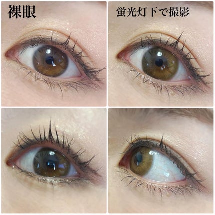 デームードブラウンマンスリー (DAYMOOD BROWN monthly)/OLOLA/1ヶ月(1MONTH)カラコンを使ったクチコミ(3枚目)