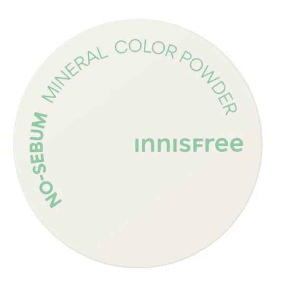 ノーセバム　ミネラルカラーパウダー　/innisfree/ルースパウダーを使ったクチコミ（3枚目）