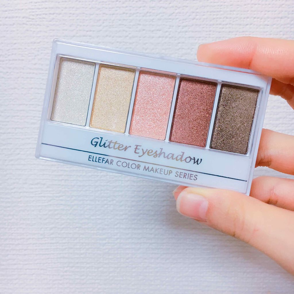 エルファー グリッターアイシャドウ/DAISO/アイシャドウパレットを使ったクチコミ(1枚目)