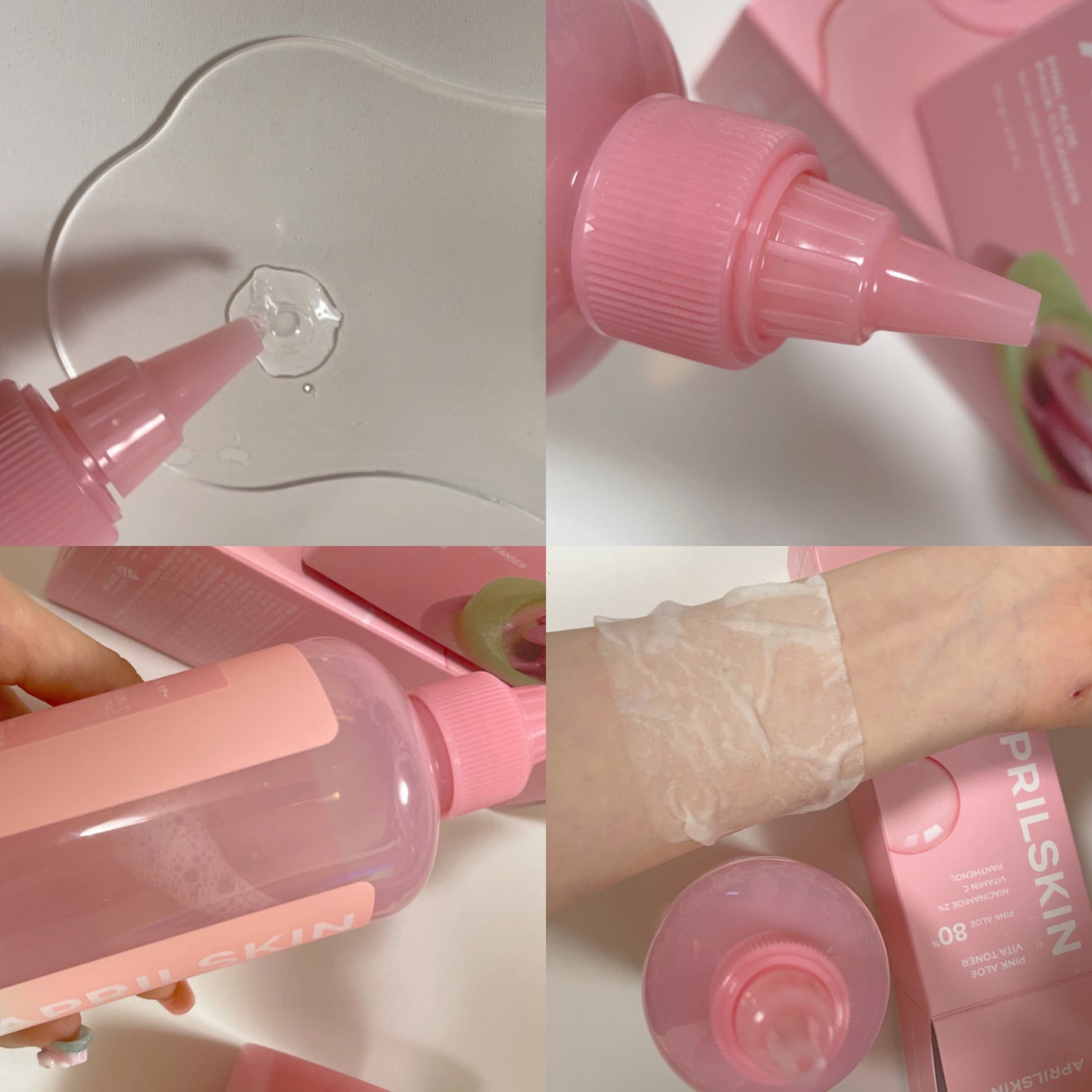 ピンクアロエメレンゲクレンザー/APRILSKIN/その他洗顔料を使ったクチコミ(5枚目)