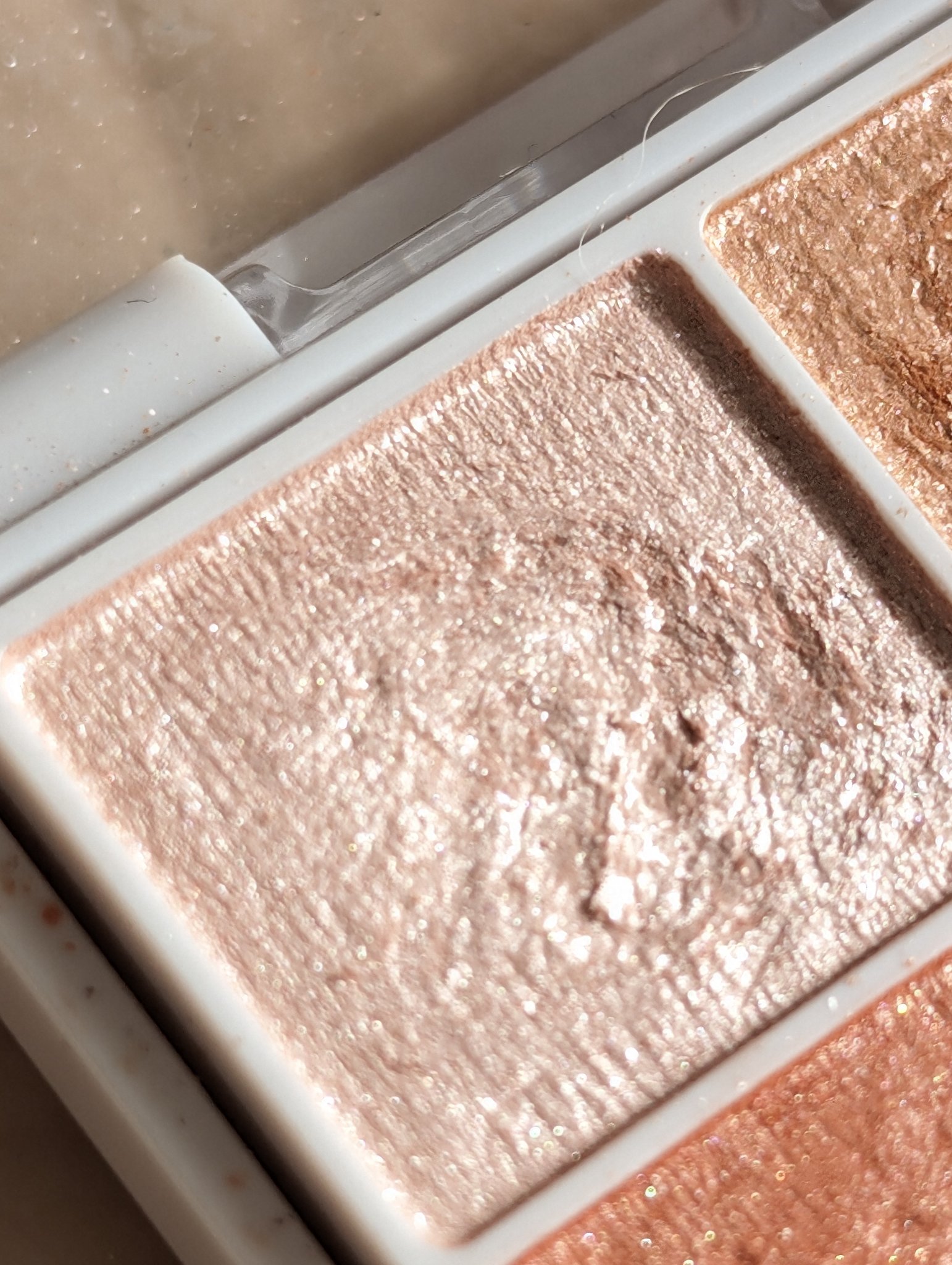 シルキースフレアイズ 07 ネクタリンオレンジ/キャンメイク/アイシャドウパレットを使ったクチコミ（3枚目）