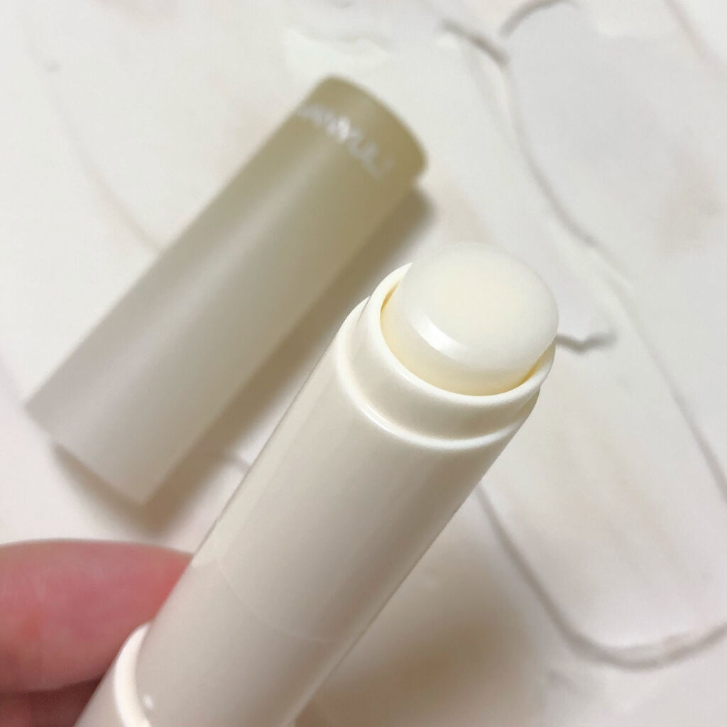 自然に似たリップバーム (白菊/ヨモギ/米/黒豆/紫根)/HANYUL(ハンユル)/リップバームを使ったクチコミ（2枚目）