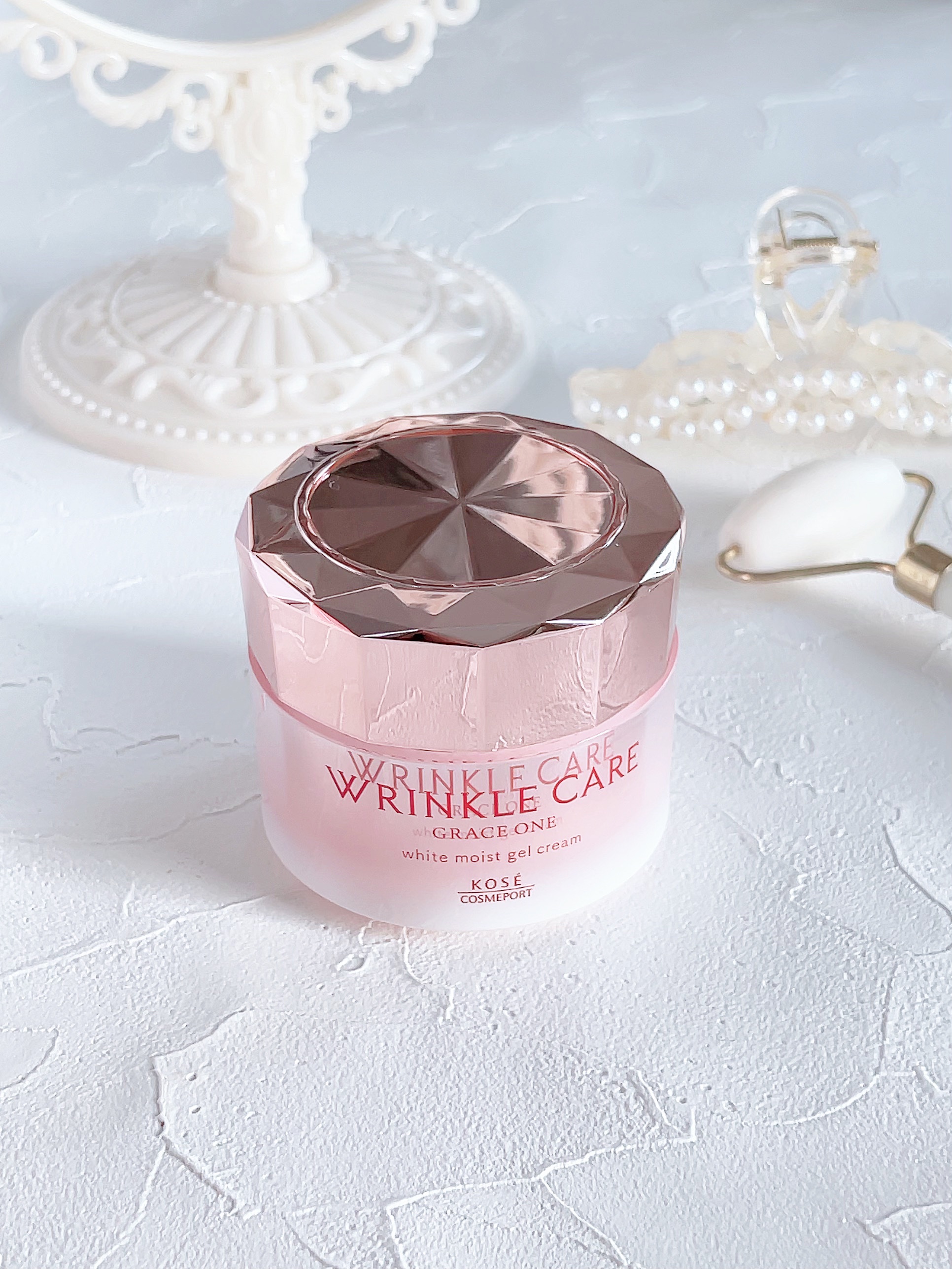 リンクルケア ホワイト モイストジェルクリーム/グレイスワン/オールインワン化粧品を使ったクチコミ（1枚目）