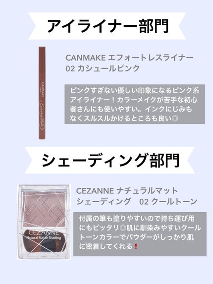 ノーズ&アイブロウパウダー/CEZANNE/パウダーアイブロウを使ったクチコミ(4枚目)