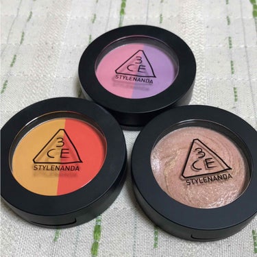 3CE DUO COLOR FACE BLUSH/3CE/パウダーチークを使ったクチコミ（1枚目）