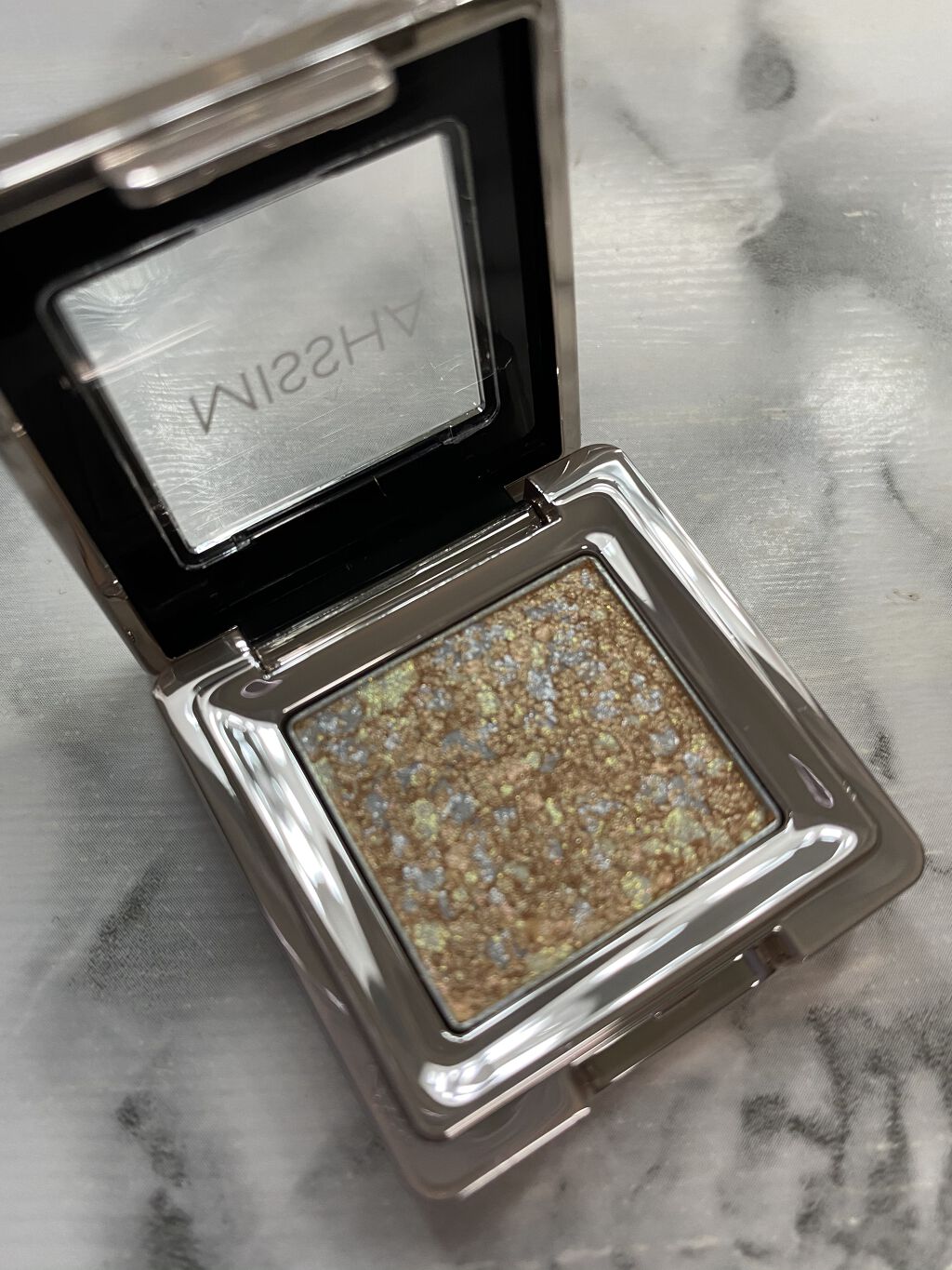 グリッタープリズム シャドウ GBR05/MISSHA/グリッターを使ったクチコミ（3枚目）