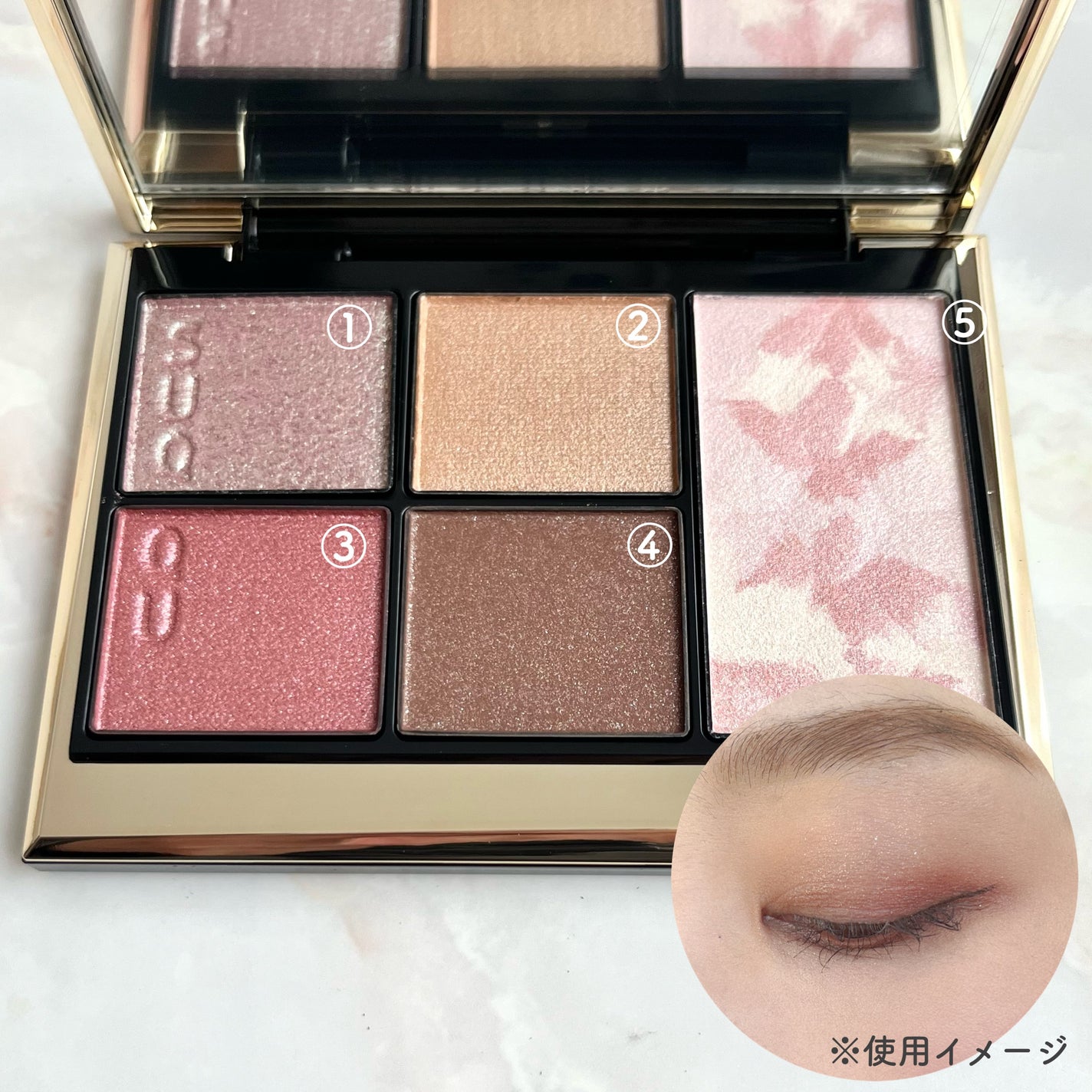 SUQQU アイ&フェイス コンパクト/SUQQU/アイシャドウパレットを使ったクチコミ(4枚目)
