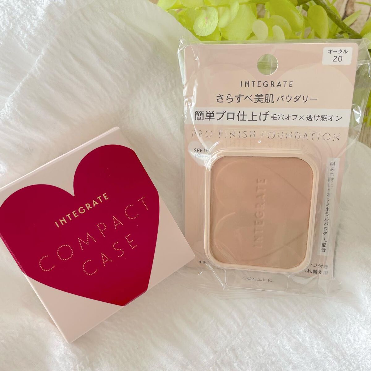 プロフィニッシュファンデーション/インテグレート/パウダーファンデーションを使ったクチコミ(2枚目)