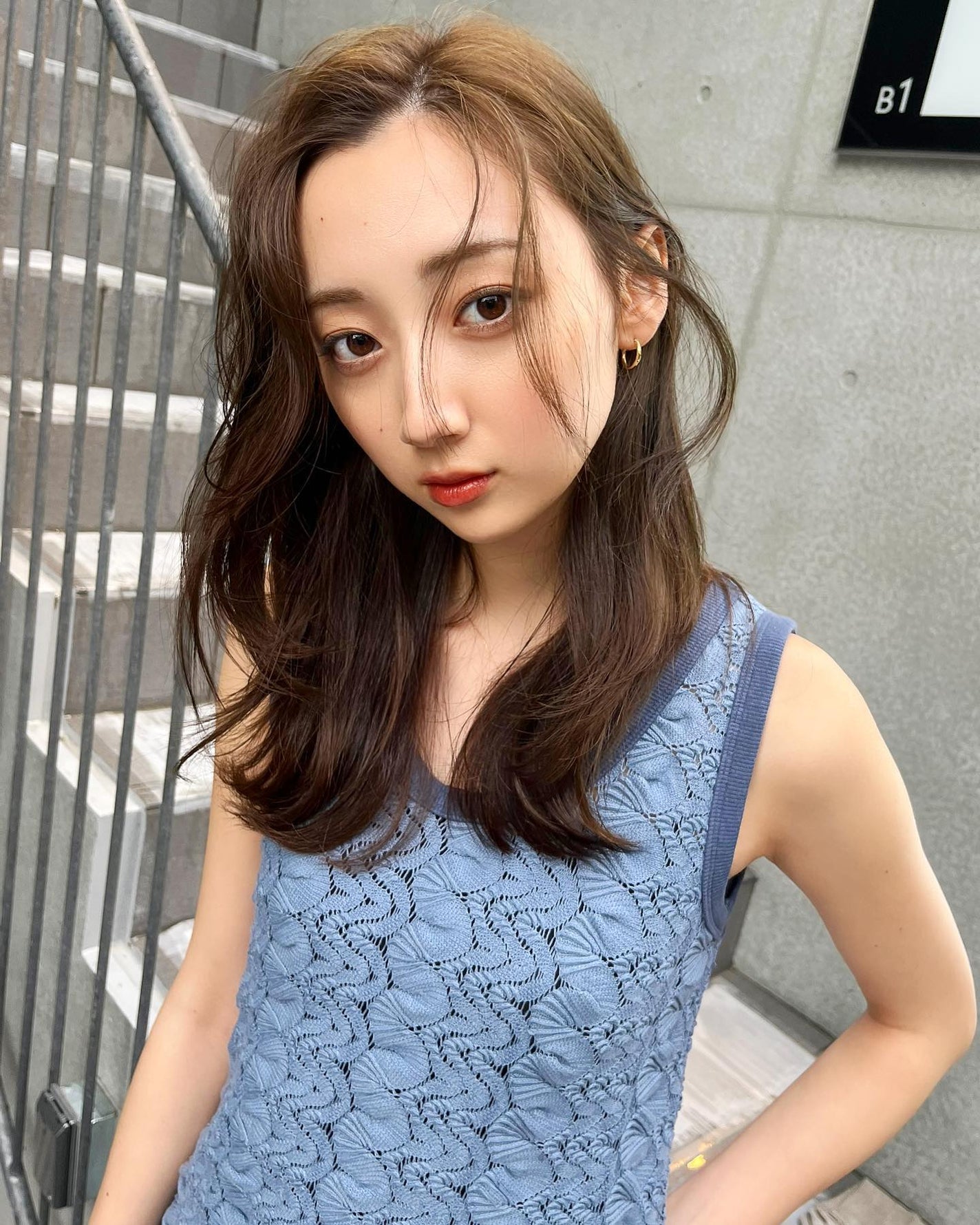 HARUNA on LIPS 「マロンベージュ✨..たっぷりレイヤーで、ワンカールでお洒落なス..」(1枚目)