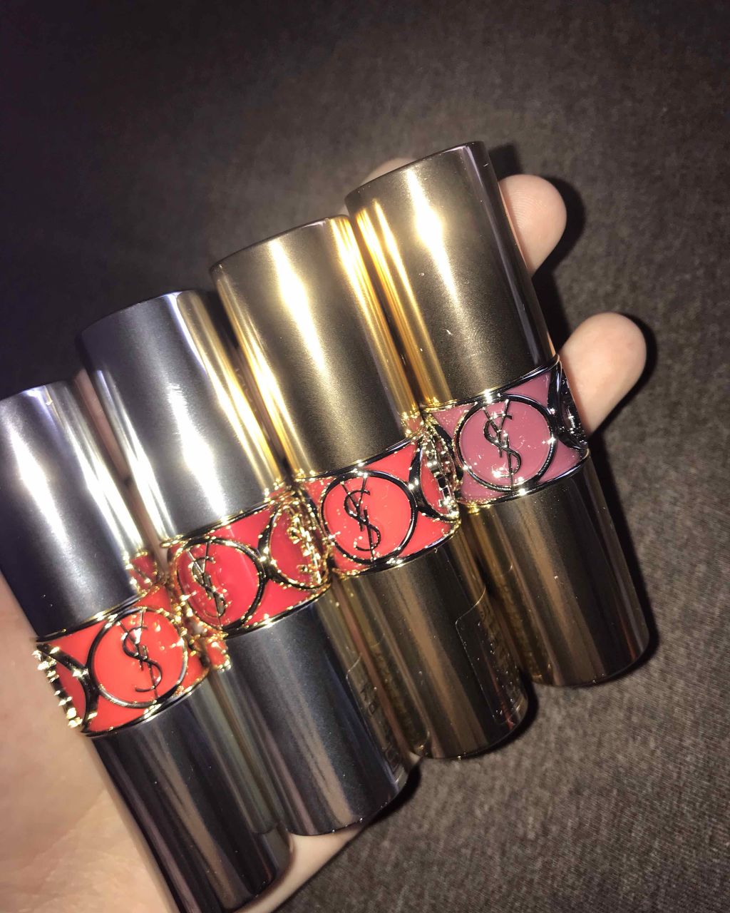 ルージュ ヴォリュプテ シャイン/YVES SAINT LAURENT BEAUTE/口紅を使ったクチコミ（1枚目）