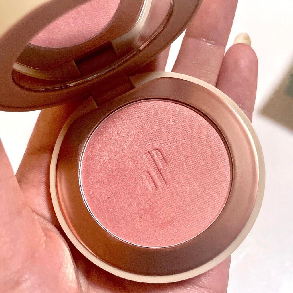 ドットオンムード グロウブラッシュ 01 Rose Plush/Heart Percent/パウダーチークを使ったクチコミ（2枚目）