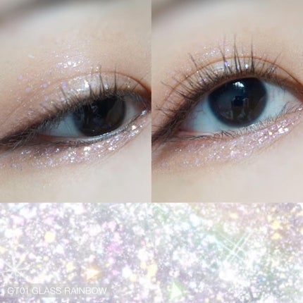 パールブリーアイグリッター/BLACK ROUGE/グリッターを使ったクチコミ(4枚目)