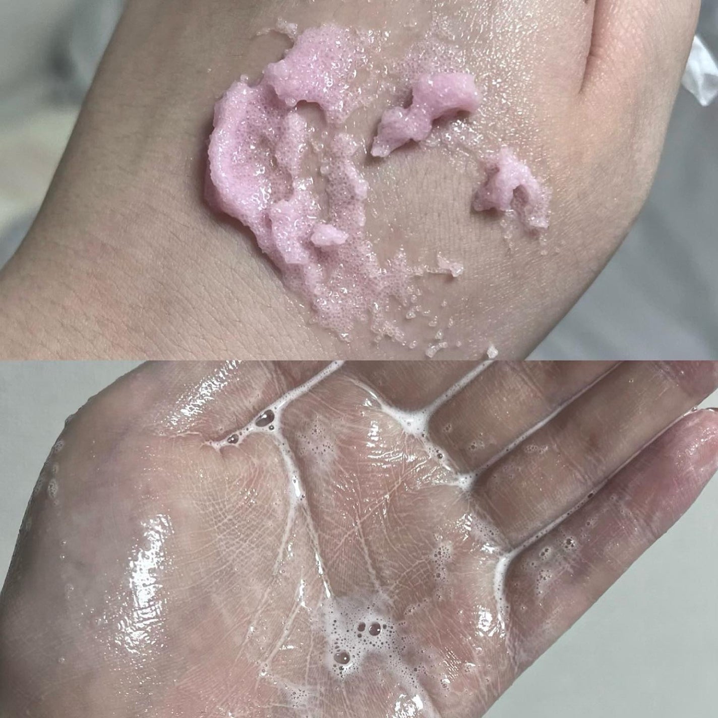 Q+Me スウィート ボム タラソ スクラブ/AGARISM/バスト・ヒップケアを使ったクチコミ(4枚目)