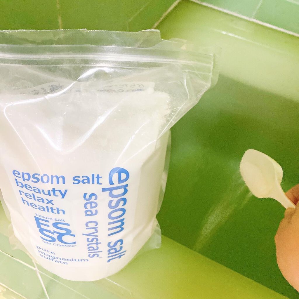 シークリスタルス エプソムソルト オリジナル/sea crystals/無機塩系入浴剤を使ったクチコミ（1枚目）