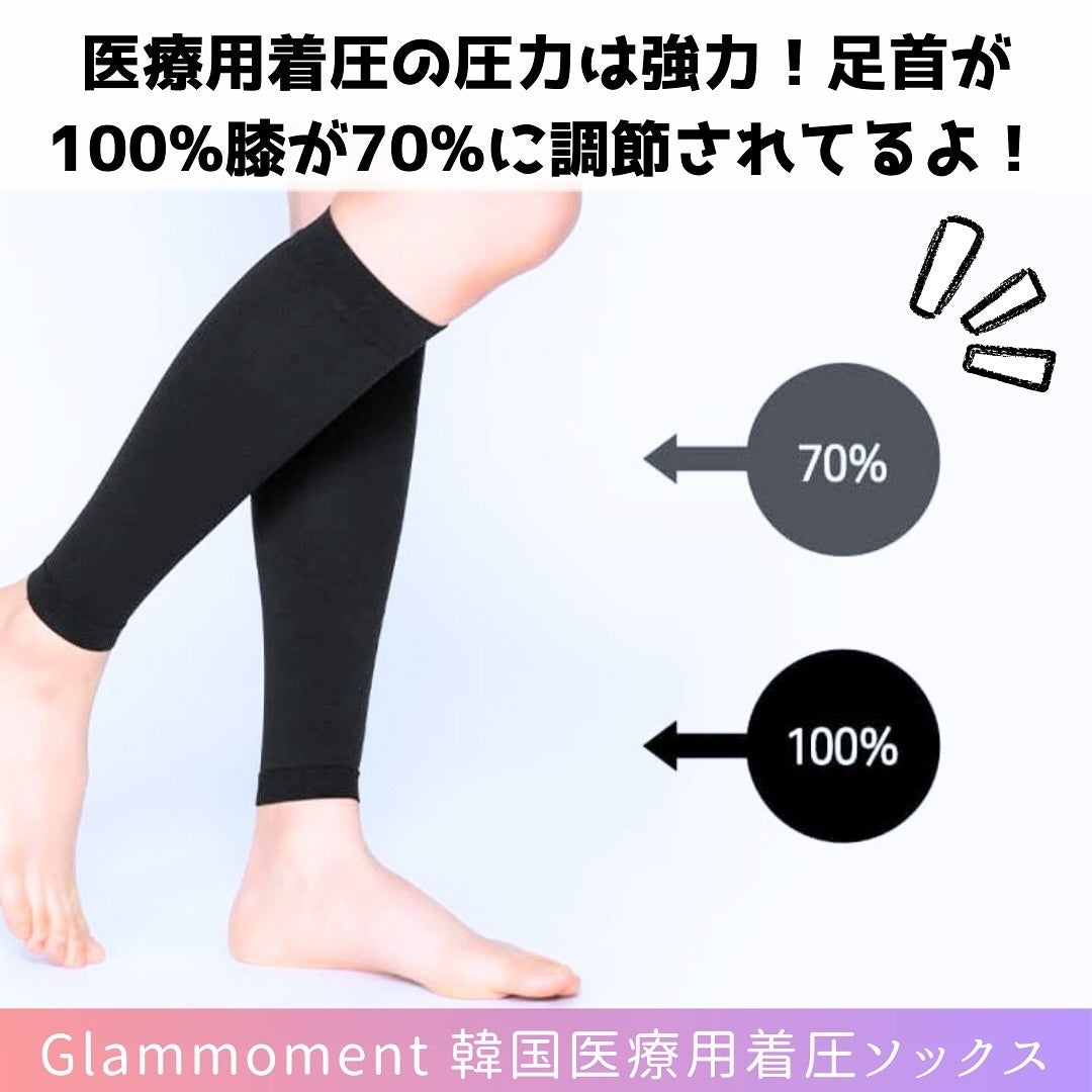 メディカルサポート オープントゥショートストッキング/グラムモーメント/着圧ソックス・レギンスを使ったクチコミ(2枚目)
