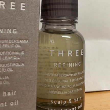スキャルプ&ヘア リファイニング トリートメント オイル R/THREE/ヘアオイルを使ったクチコミ(1枚目)
