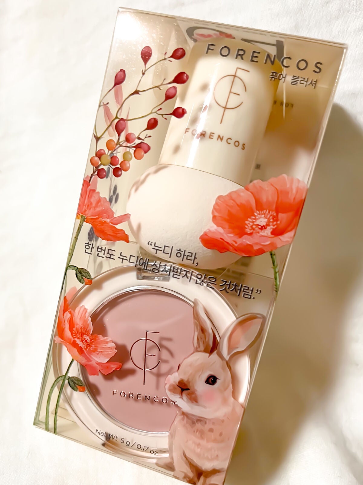 ピュアブラッシャー パフ付き/フォレンコス/パウダーチークを使ったクチコミ(7枚目)