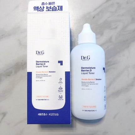 ザモイスチャーバリアDリキッドトナー/Dr.G/化粧水を使ったクチコミ(1枚目)