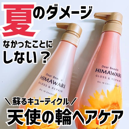 オイルインシャンプー/オイルインコンディショナー (グロス&リペア)/ディアボーテ/市販シャンプーを使ったクチコミ(1枚目)