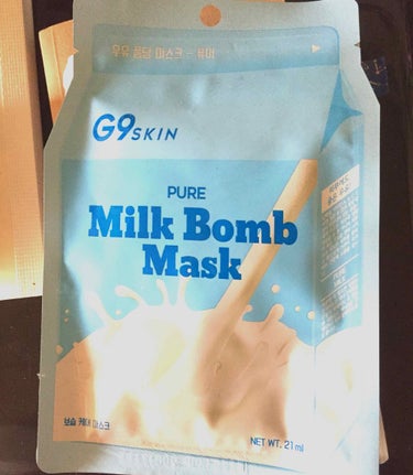 MILK BOMB MASK/G9SKIN/シートマスク・パックを使ったクチコミ（1枚目）