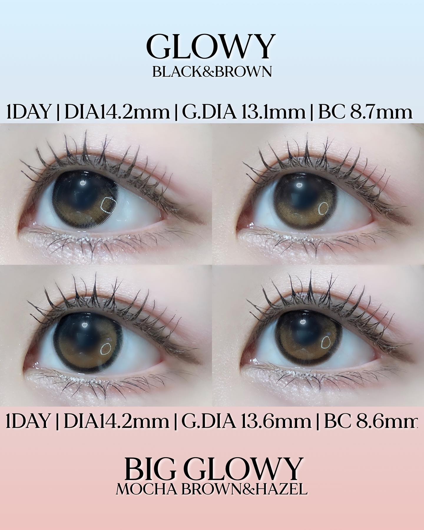 Glowy 1day/OLENS/ワンデー（１DAY）カラコンを使ったクチコミ（2枚目）