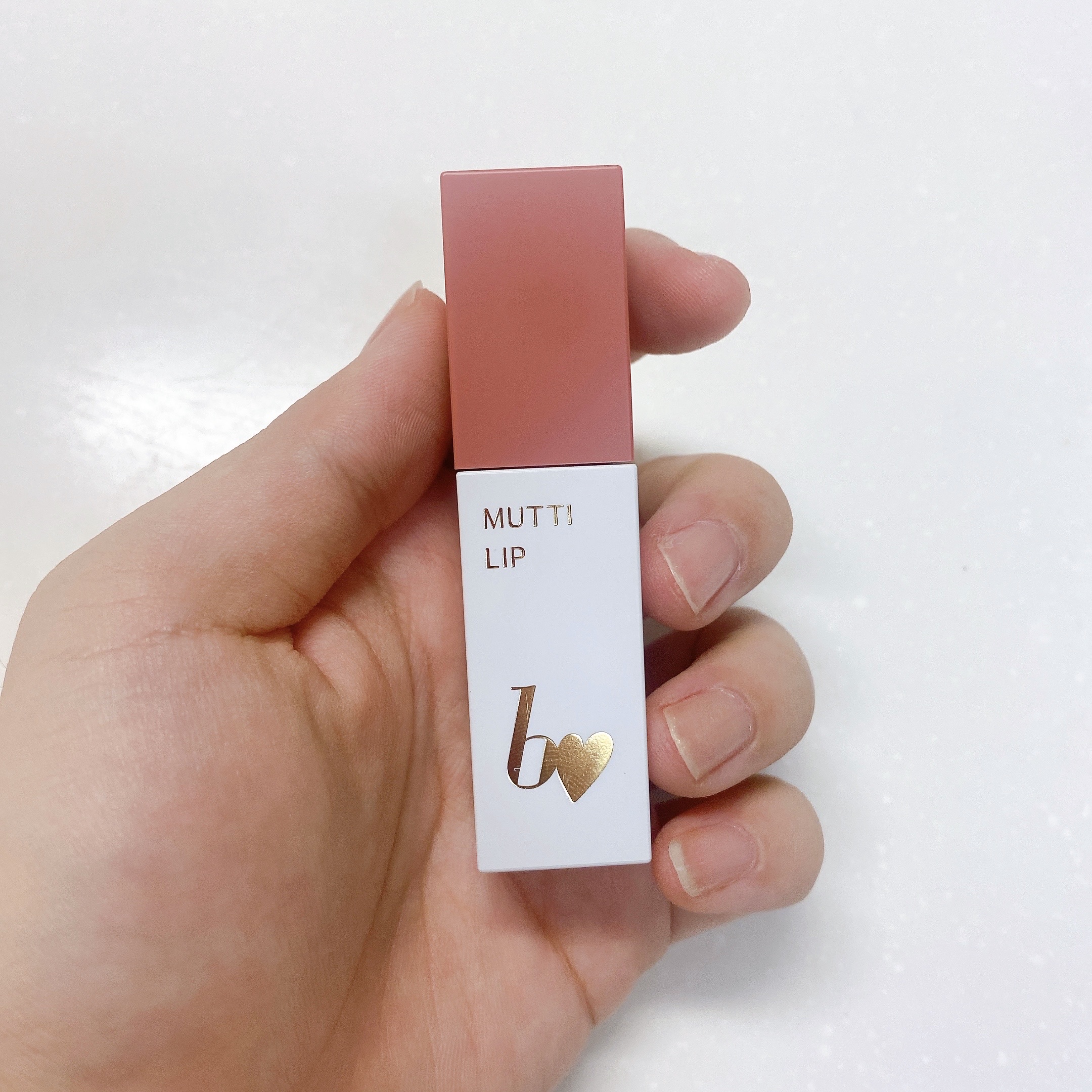 むっちリップR 103 はじまりピンク(限定)/b idol/口紅を使ったクチコミ（2枚目）