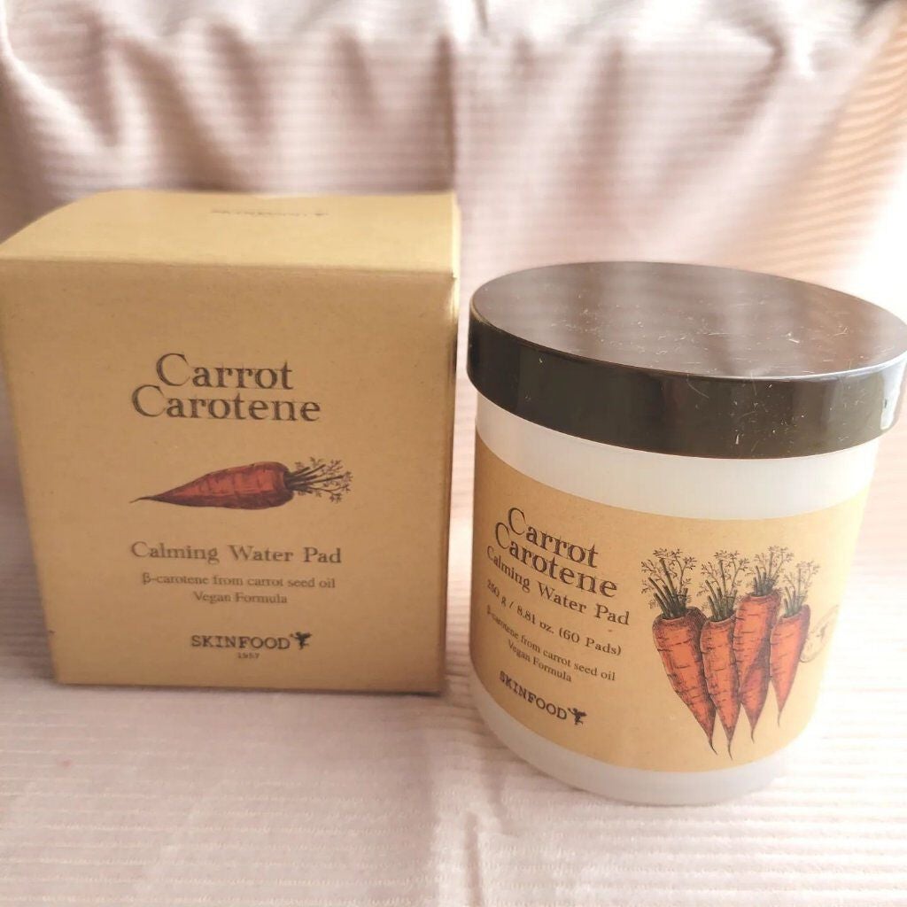 キャロットカロテン カーミングウォーターパッド/SKINFOOD/トナーパッドを使ったクチコミ(2枚目)