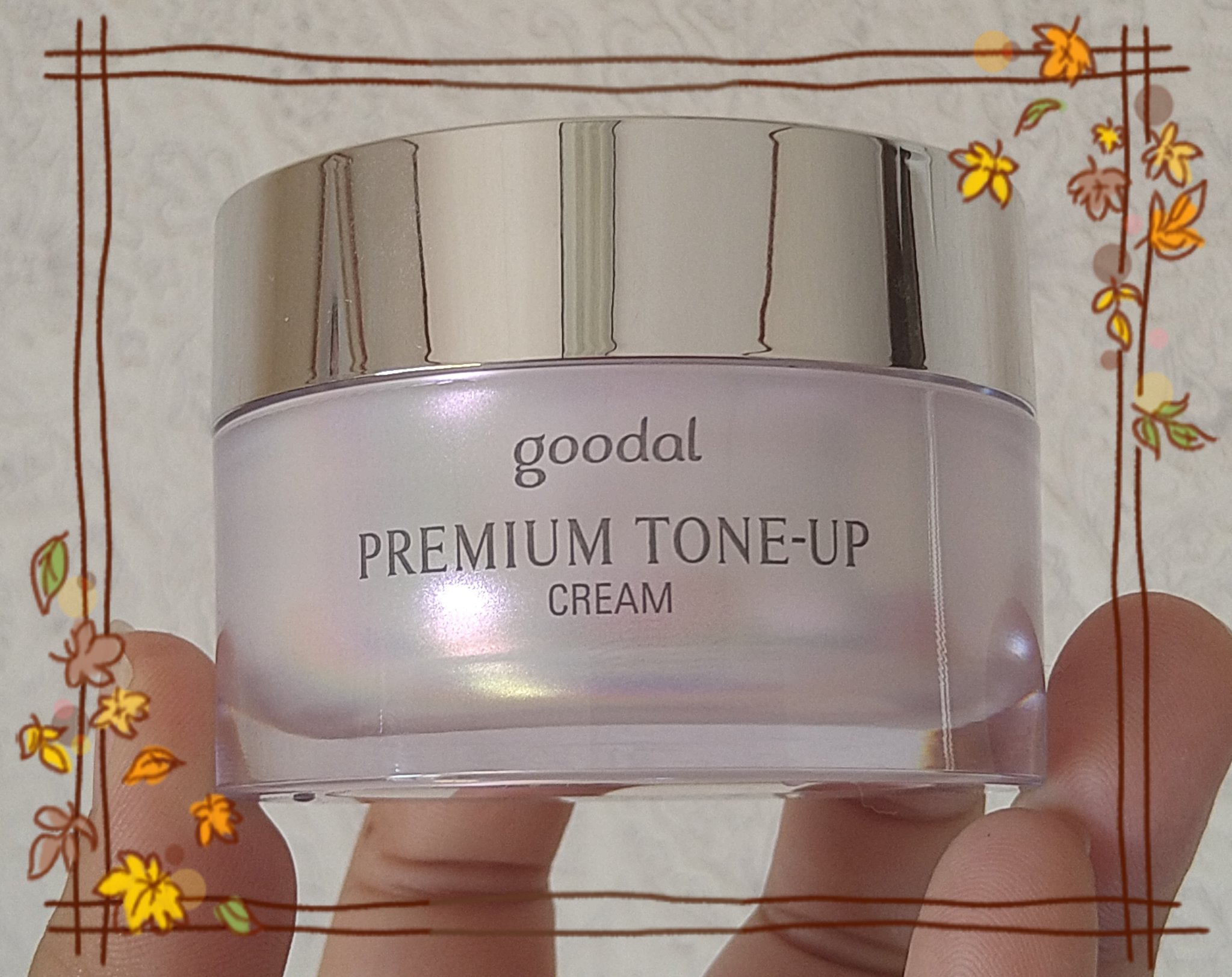 プレミアムトーンアップクリーム/goodal/フェイスクリームを使ったクチコミ（1枚目）