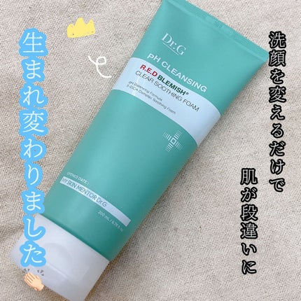 弱酸性レッドブレミッシュクリアスージングフォーム/Dr.G/洗顔フォームを使ったクチコミ(1枚目)
