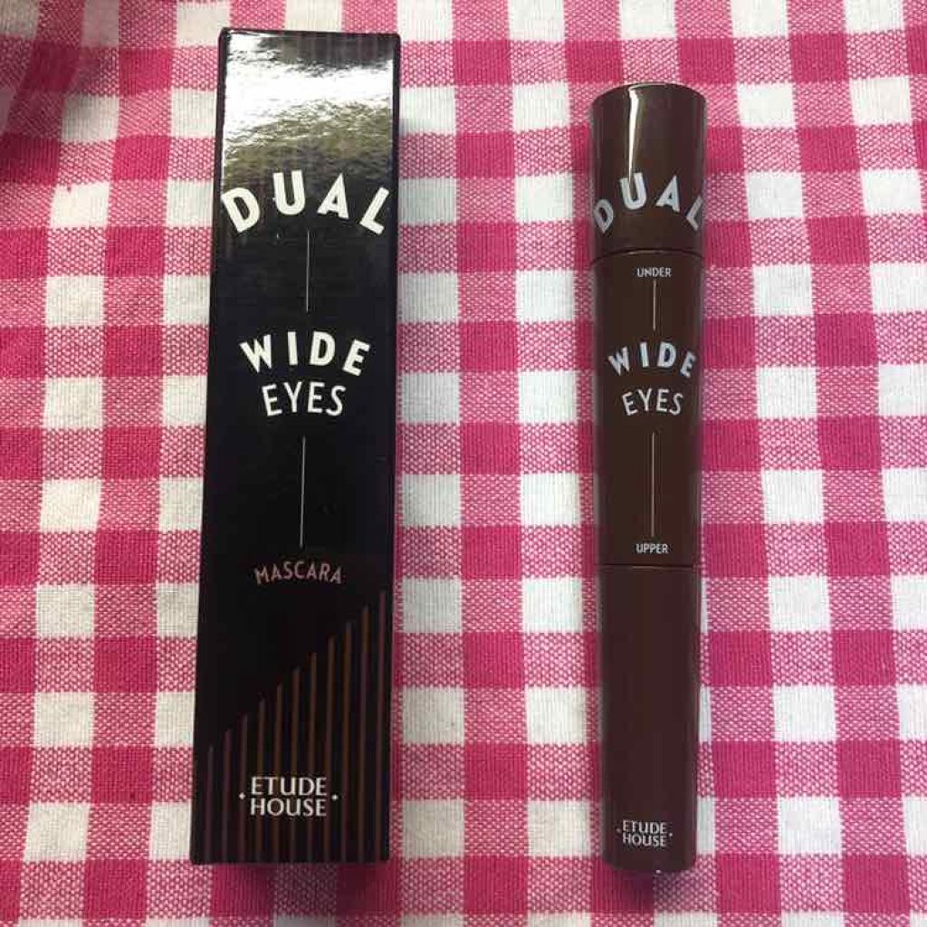デュアルワイドマスカラ/ETUDE/マスカラを使ったクチコミ（1枚目）
