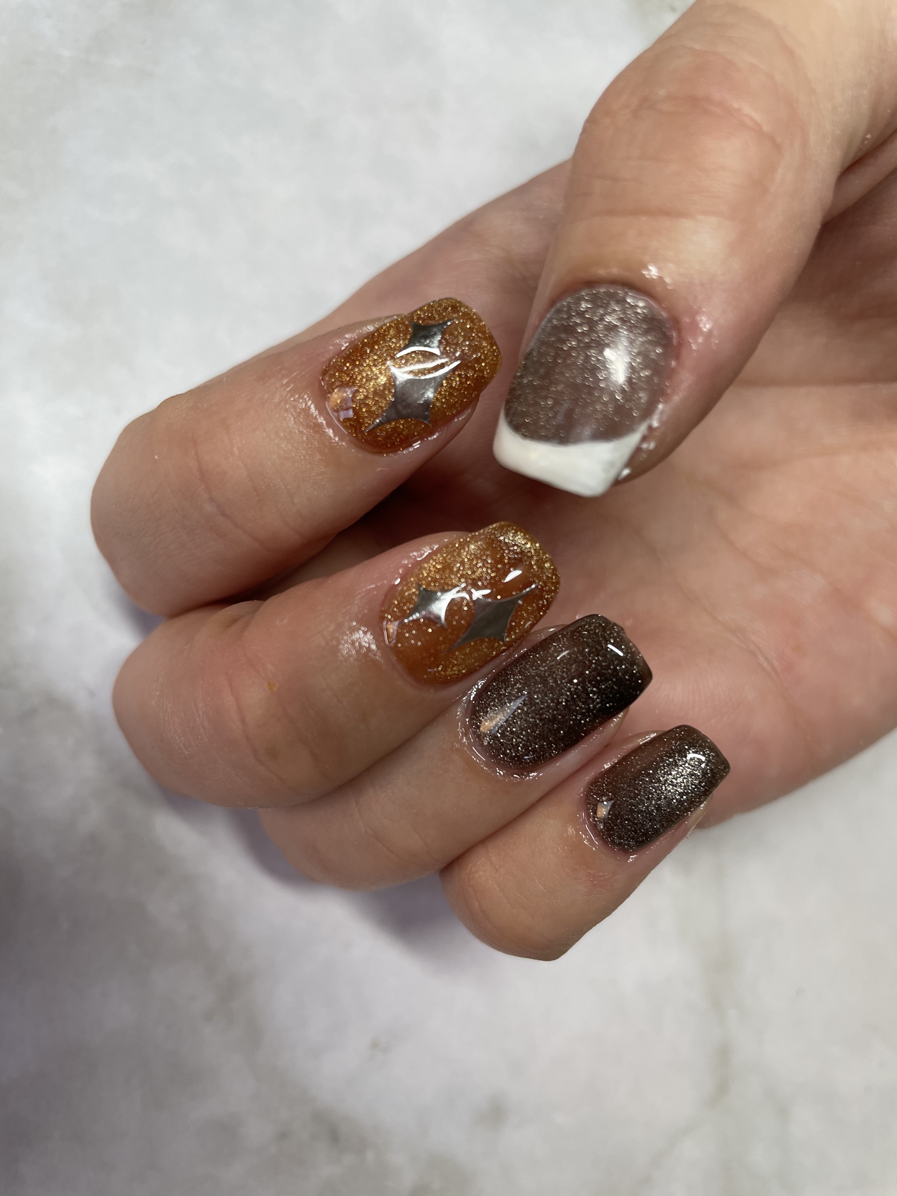 ジェルネイル（ライト対応）/セリア/ジェルネイルを使ったクチコミ（1枚目）