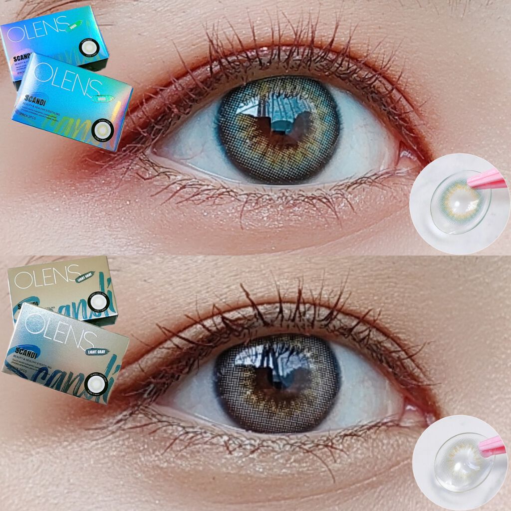SCANDI(スカンディ)/OLENS/カラーコンタクトレンズを使ったクチコミ(2枚目)