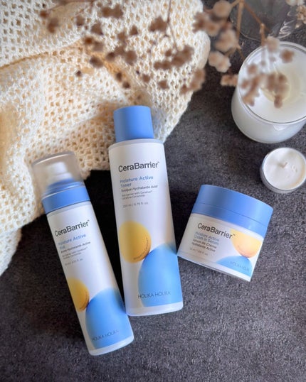 セラバリア モイスチャーアクティブ クリームインセラム/HOLIKA HOLIKA/フェイスクリームを使ったクチコミ(6枚目)