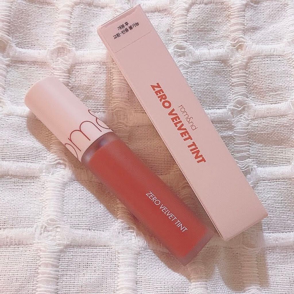 ジューシーラスティングティント/rom&nd/リップティントを使ったクチコミ(5枚目)