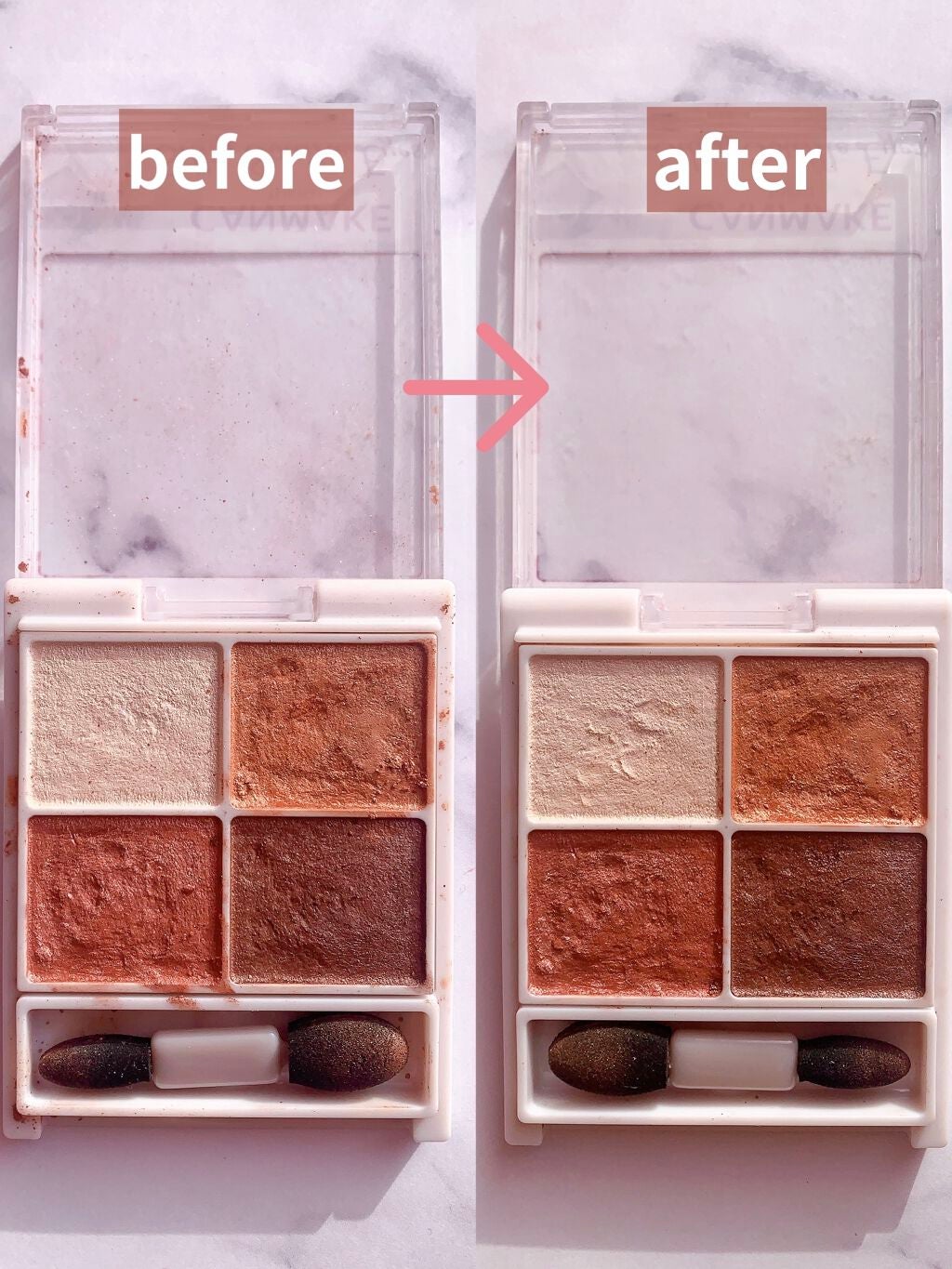 メイクパレットの汚れ取り/キャンドゥ/その他化粧小物を使ったクチコミ(4枚目)