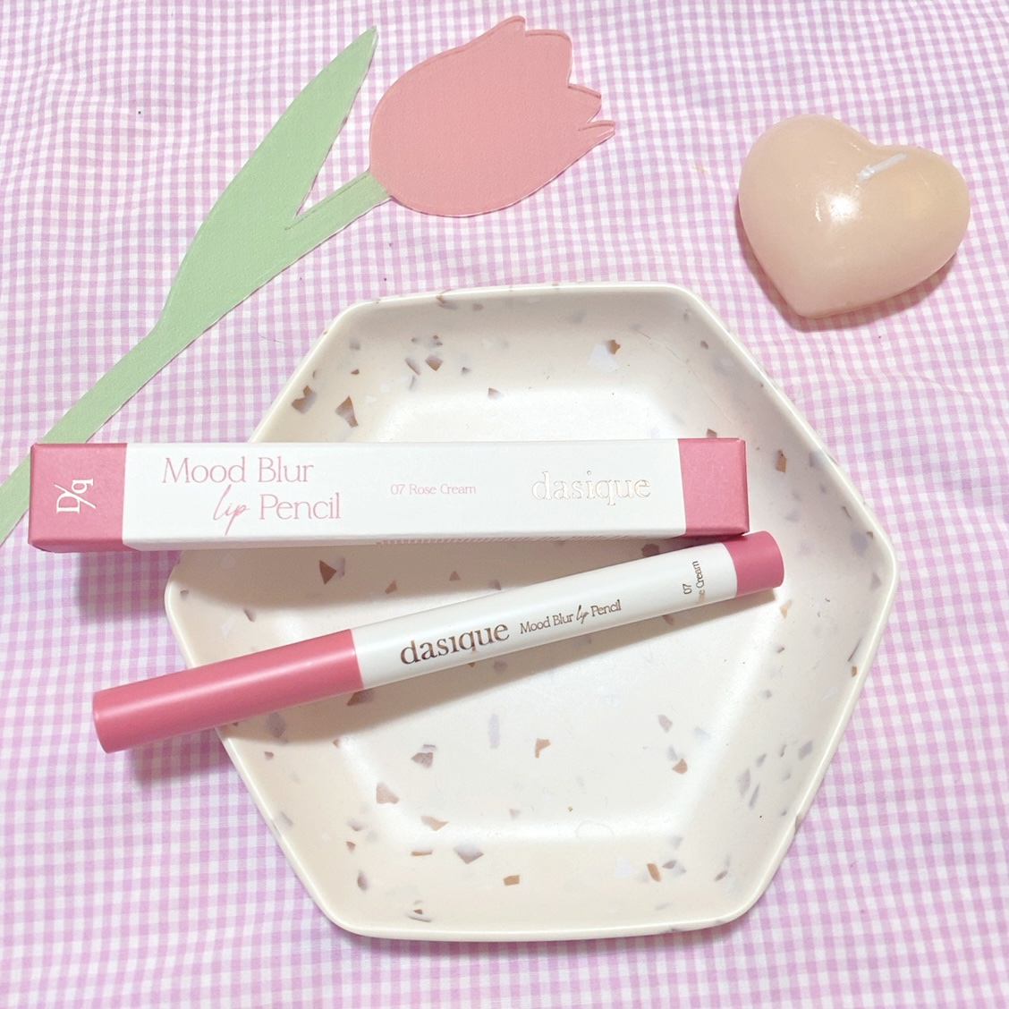 ムードブラーリップペンシル/dasique/リップライナーを使ったクチコミ（1枚目）