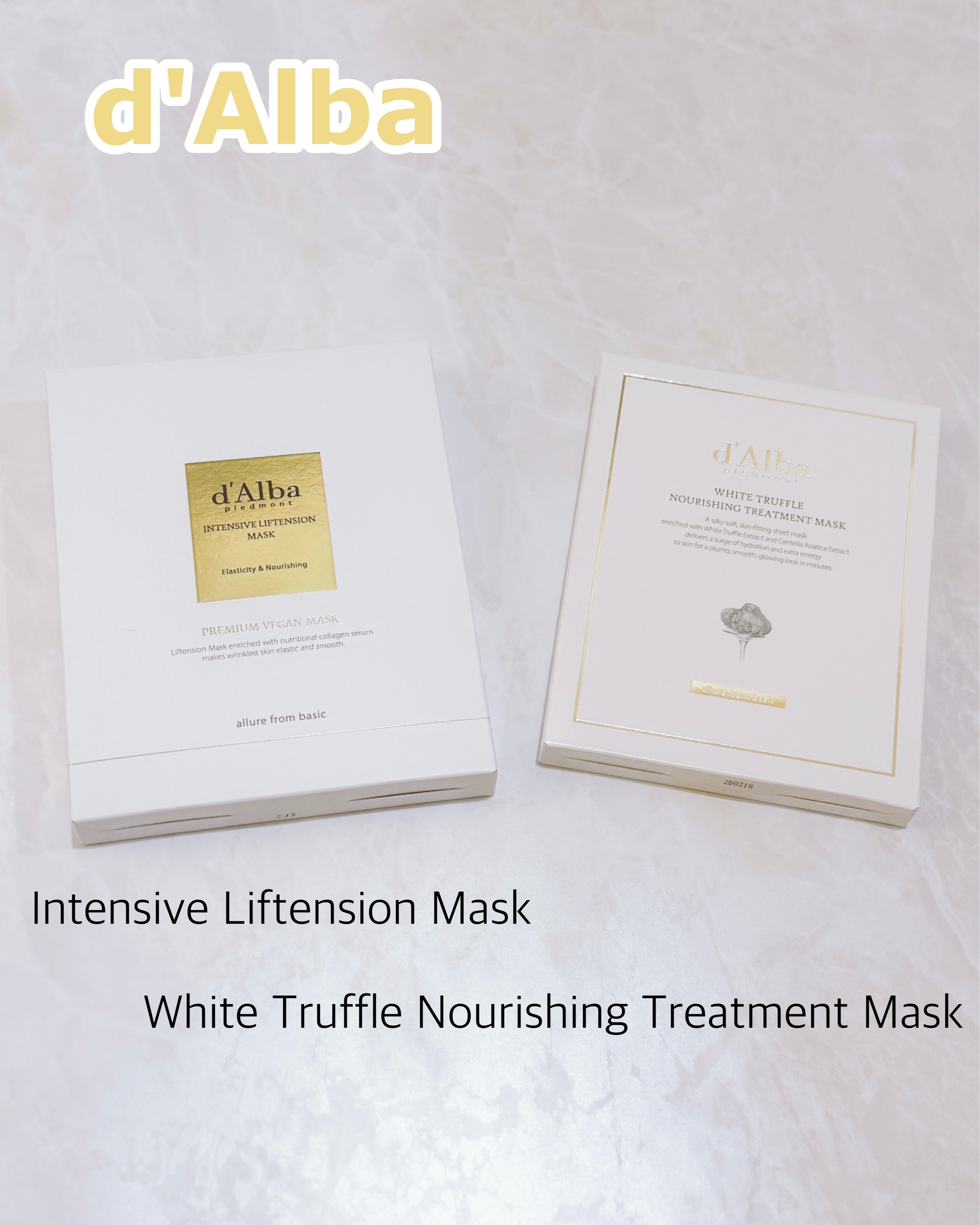 ホワイトトリュフナリシングトリートメントマスク/ダルバ/シートマスク・パックを使ったクチコミ（1枚目）