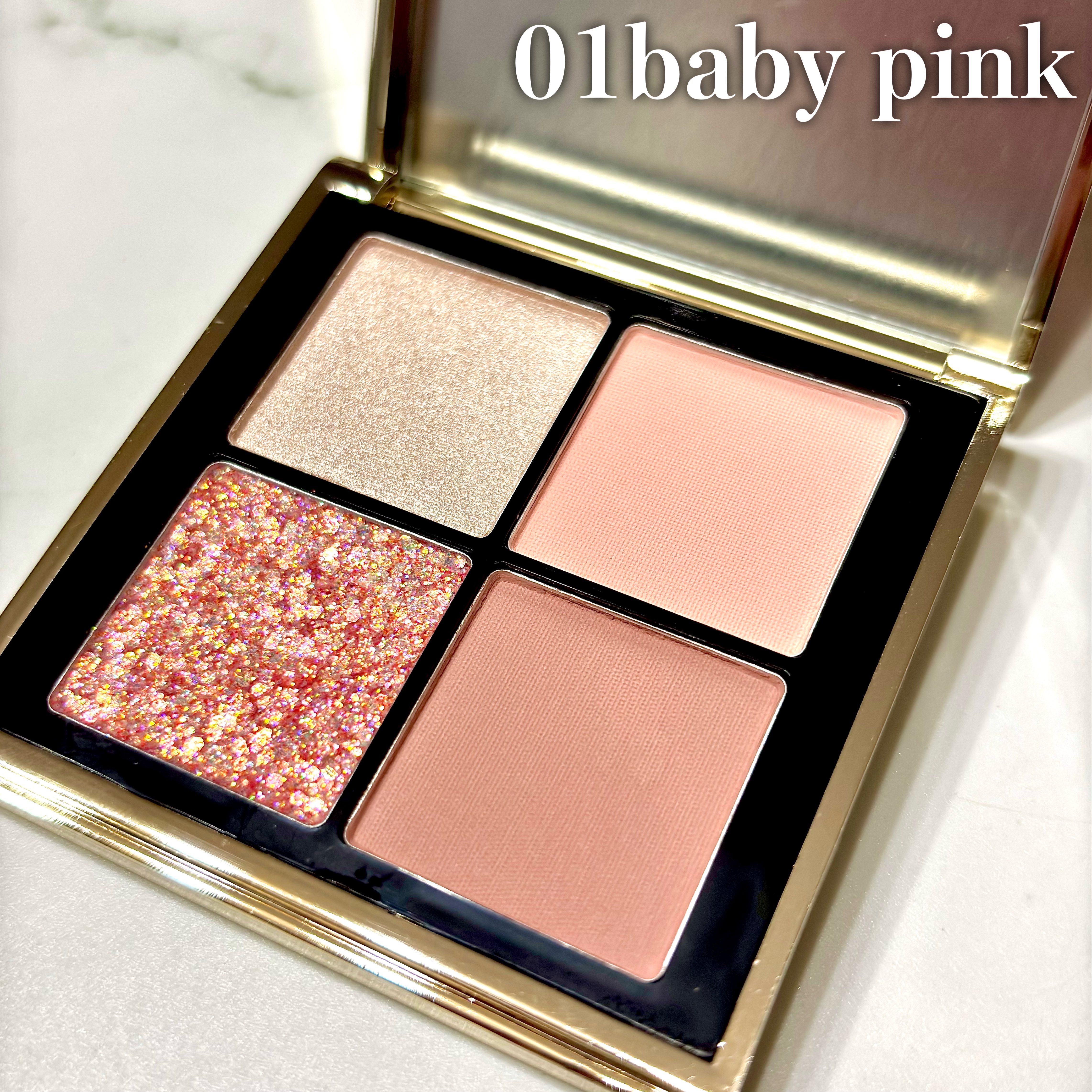 4色アイシャドウパレット/MOKA Japan cosmetics/アイシャドウパレットを使ったクチコミ（2枚目）