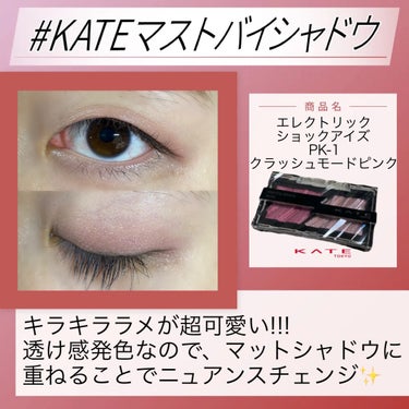 エレクトリックショックアイズ /KATE/アイシャドウパレットを使ったクチコミ（1枚目）