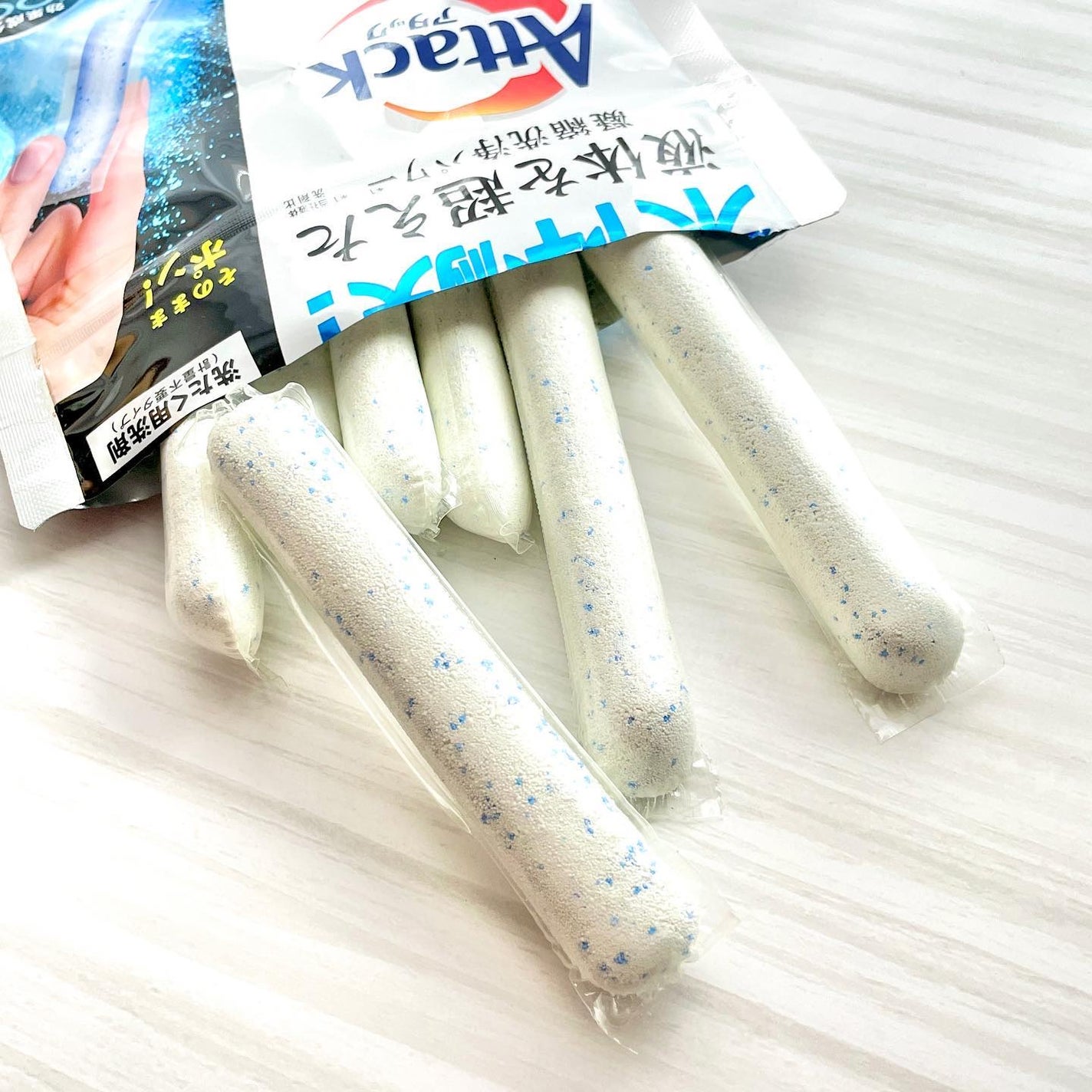 アタックZERO パーフェクト スティック/アタック/洗濯洗剤を使ったクチコミ(2枚目)