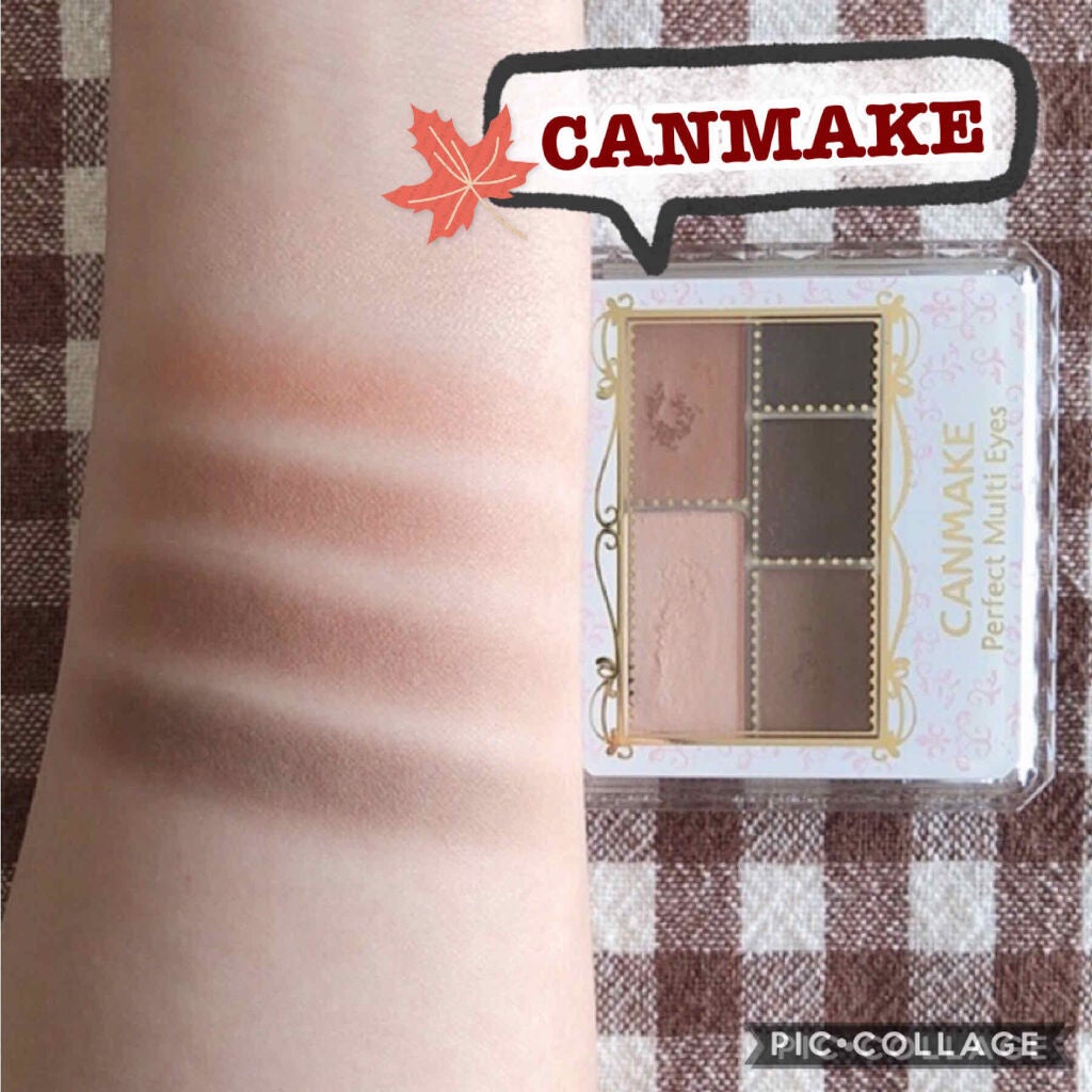 パーフェクトマルチアイズ/キャンメイク/アイシャドウパレットを使ったクチコミ(1枚目)
