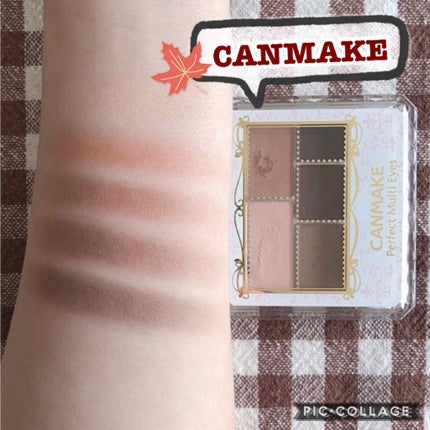 パーフェクトマルチアイズ/キャンメイク/アイシャドウパレットを使ったクチコミ(1枚目)