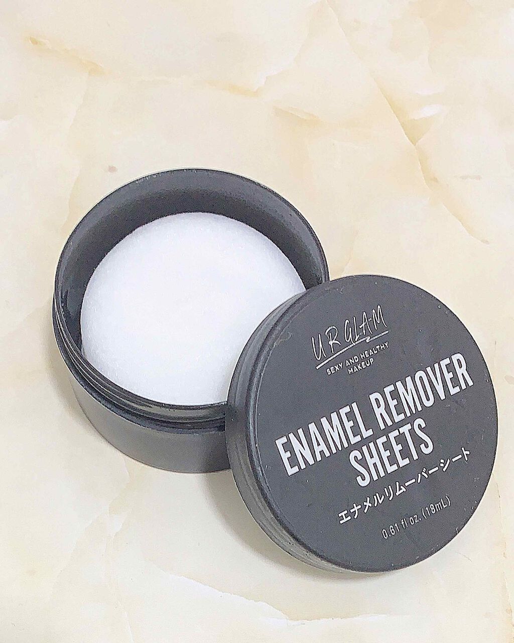 UR GLAM ENAMEL REMOVER SHEETS/U R GLAM/除光液を使ったクチコミ(2枚目)