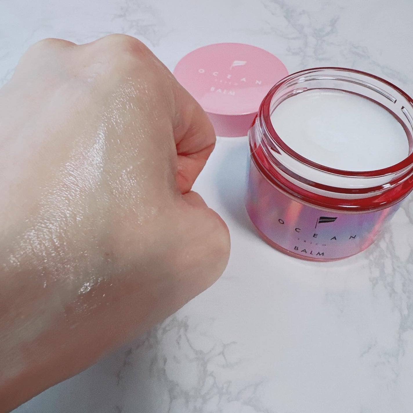 オーシャントリコ ヘアスタイリング バーム クリーンオーシャン/OCEAN TRICO/ヘアバームを使ったクチコミ(5枚目)