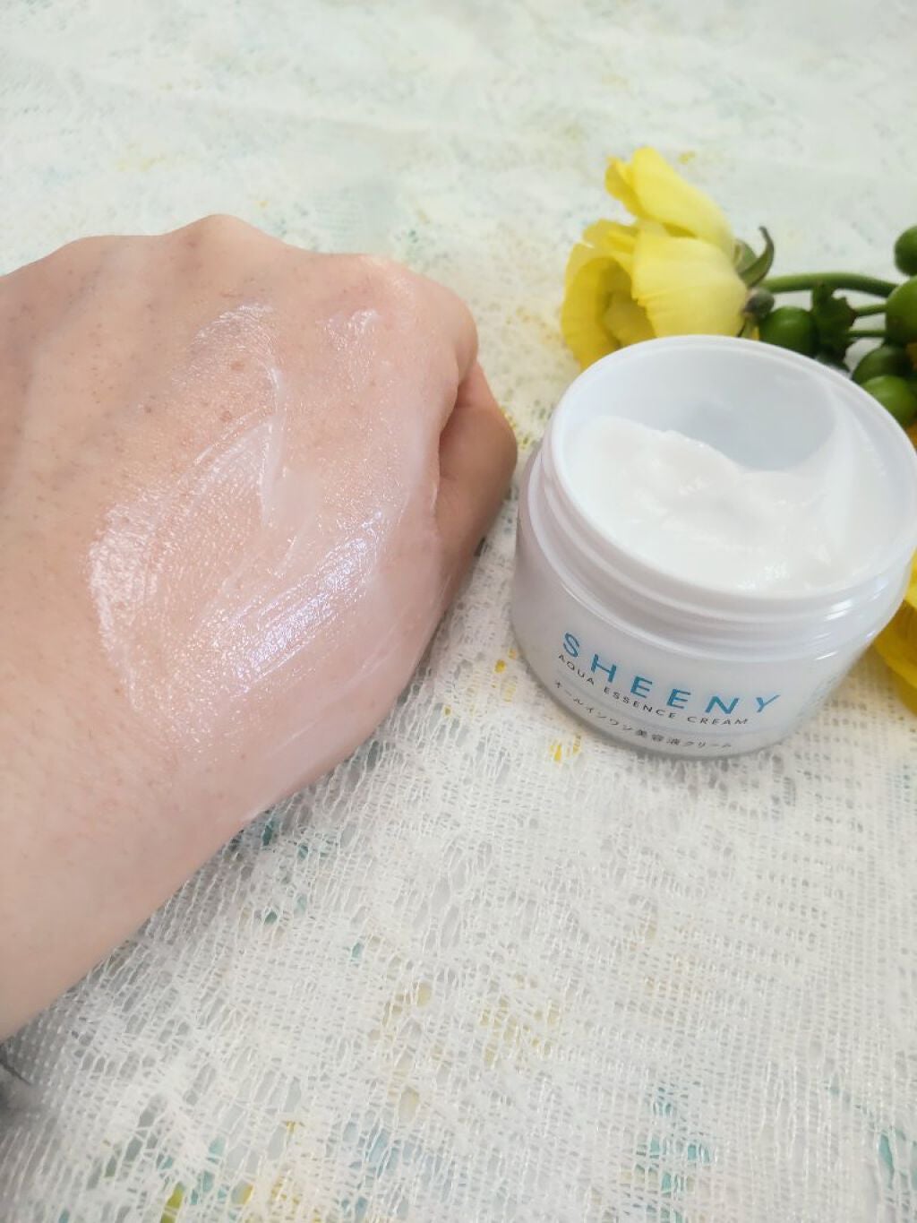 アクアエッセンスクリーム/SHEENY/フェイスクリームを使ったクチコミ(4枚目)