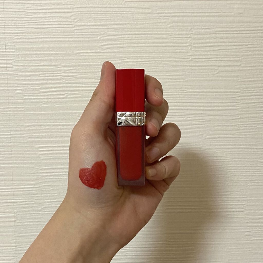 ルージュ ディオール ウルトラ リキッド 999 ブルーム/Dior/口紅を使ったクチコミ（1枚目）