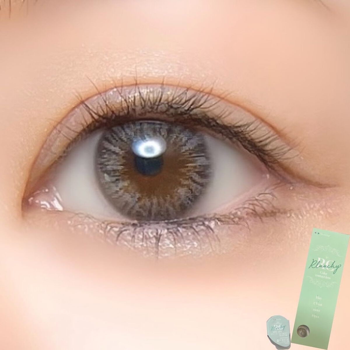 Rluuchy Oneday/Torico Eye./カラーコンタクトレンズを使ったクチコミ(7枚目)